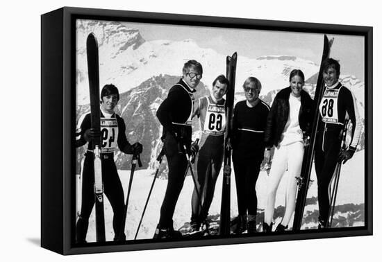 La Descente Infernale Downhill Racer De Michaelritchie Avec Robert Redford 1969-null-Framed Stretched Canvas