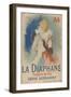 La Diaphane. Poudre De Riz , 1890 (Colour Lithograph)-Jules Cheret-Framed Giclee Print