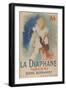 La Diaphane. Poudre De Riz , 1890 (Colour Lithograph)-Jules Cheret-Framed Giclee Print