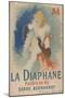 La Diaphane. Poudre De Riz , 1890 (Colour Lithograph)-Jules Cheret-Mounted Giclee Print