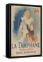 La Diaphane. Poudre De Riz , 1890 (Colour Lithograph)-Jules Cheret-Framed Stretched Canvas