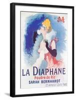 La Diaphane-Jules Chéret-Framed Collectable Print