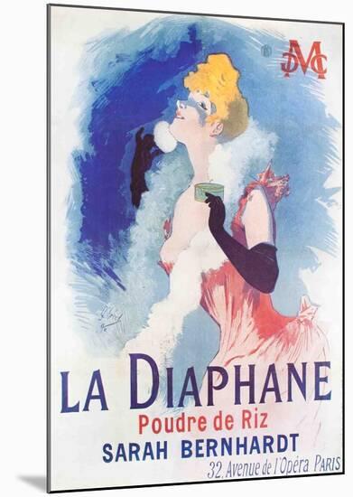 La Diaphane-Jules Chéret-Mounted Collectable Print