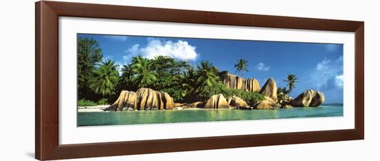 La Digue Island, Seychelles, Indian Ocean-K^H^ Hanel-Framed Art Print