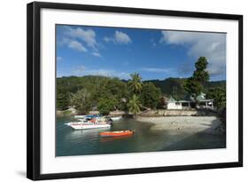 La Digue, Seychelles, Indian Ocean, Africa-Sergio Pitamitz-Framed Photographic Print