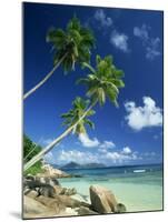 La Digue with Praslin Island in Background, Anse Severe, Seychelles, Indian Ocean, Africa-Lee Frost-Mounted Photographic Print