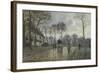 La diligence à Louveciennes (Yvelines)-Camille Pissarro-Framed Giclee Print