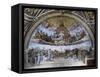 La Disputa (Disputation of the Holy Sacrament)-Raphael-Framed Stretched Canvas
