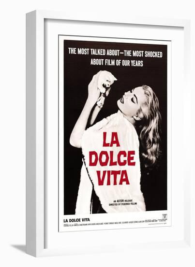 La Dolce Vita, Anita Ekberg, 1960-null-Framed Art Print