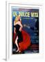 La Dolce Vita, Anita Ekberg, Argentinian Poster Art, 1960-null-Framed Art Print