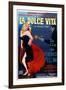 La Dolce Vita, Anita Ekberg, Argentinian Poster Art, 1960-null-Framed Art Print