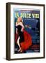 La Dolce Vita, Anita Ekberg, Argentinian Poster Art, 1960-null-Framed Art Print