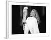 La Dolce Vita by FredericoFellini with Anita Ekberg, 1960 (Palmed'or, 1960) (b/w photo)-null-Framed Photo