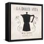 La Dolce Vita Coffee-Arnie Fisk-Framed Stretched Canvas