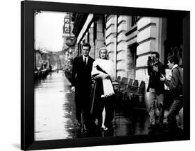 La Dolce Vita, Marcello Mastroianni, Anita Ekberg, 1960-null-Framed Photo