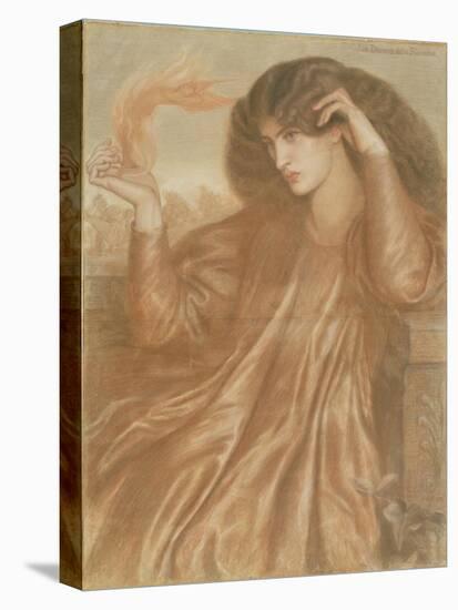 La Donna Della Fiamma, 1870-Dante Gabriel Rossetti-Stretched Canvas