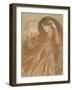 La Donna Della Fiamma, 1870-Dante Gabriel Rossetti-Framed Giclee Print