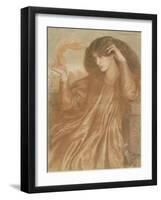 La Donna Della Fiamma, 1870-Dante Gabriel Rossetti-Framed Giclee Print