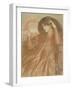 La Donna Della Fiamma, 1870-Dante Gabriel Rossetti-Framed Giclee Print