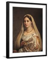 La Donna Velata-Raffaello Sanzio-Framed Giclee Print