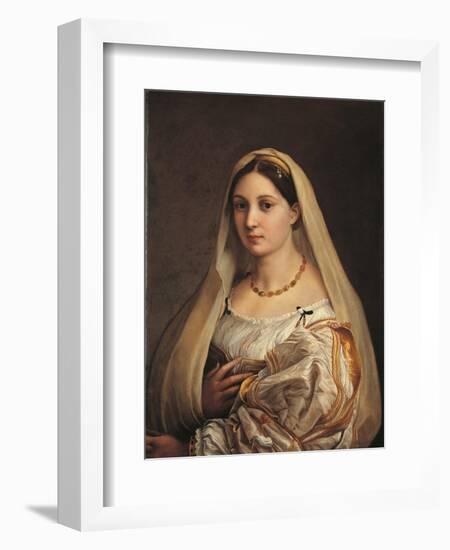 La Donna Velata-Raphael-Framed Art Print