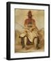 La-doo-ke-a - Buffalo Bull-George Catlin-Framed Premium Giclee Print