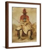 La-doo-ke-a - Buffalo Bull-George Catlin-Framed Premium Giclee Print