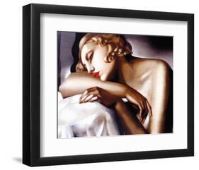 La Dormeuse-Tamara de Lempicka-Framed Premium Giclee Print