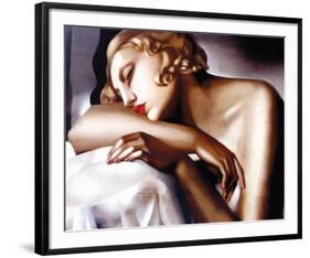 La Dormeuse-Tamara de Lempicka-Framed Premium Giclee Print