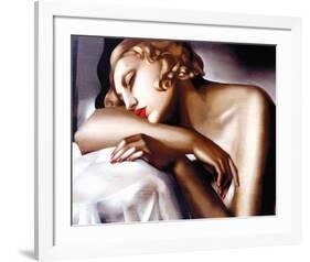 La Dormeuse-Tamara de Lempicka-Framed Premium Giclee Print