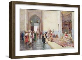 La Douleur Du Pacha from 'Les Orientales' by Victor Hugo, Published 1829-Charles Robertson-Framed Giclee Print