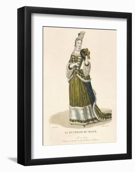 La Duchesse du Maine-Louis-Marie Lante-Framed Premium Giclee Print