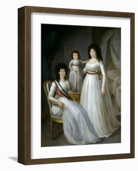 La Duquesa De Osuna Como Dama De La Orden De Damas Nobles De La Reina María Luisa, 1796-1797-Agustín Esteve-Framed Giclee Print