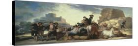 La Era O El Verano, the Threshing Floor or Summer, Tapestry Cartoon, 1786-Francisco de Goya-Stretched Canvas