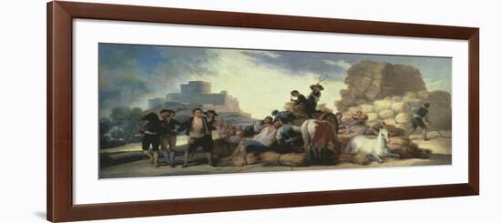 La Era O El Verano, the Threshing Floor or Summer, Tapestry Cartoon, 1786-Francisco de Goya-Framed Giclee Print