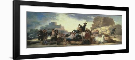 La Era O El Verano, the Threshing Floor or Summer, Tapestry Cartoon, 1786-Francisco de Goya-Framed Giclee Print