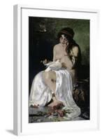 La Esclava Y La Paloma, 1884-Joaquín Sorolla y Bastida-Framed Giclee Print