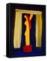 La escultura, 1997, (oil on linen)-Cristina Rodriguez-Framed Stretched Canvas