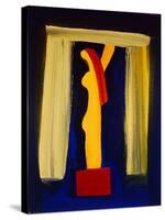La escultura, 1997, (oil on linen)-Cristina Rodriguez-Stretched Canvas