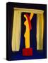 La escultura, 1997, (oil on linen)-Cristina Rodriguez-Stretched Canvas