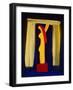 La escultura, 1997, (oil on linen)-Cristina Rodriguez-Framed Giclee Print