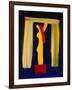 La escultura, 1997, (oil on linen)-Cristina Rodriguez-Framed Giclee Print