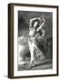 La Esmeralda - Illustration from Notre Dame De Paris, 19th Century-Gustave Brion-Framed Giclee Print