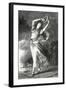 La Esmeralda - Illustration from Notre Dame De Paris, 19th Century-Gustave Brion-Framed Giclee Print