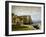 La Falaise d'Etretat-Gustave Courbet-Framed Giclee Print