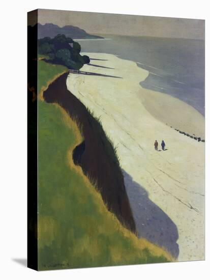 La Falaise De La Greve Blanche, 1913-Felix Vallotton-Stretched Canvas