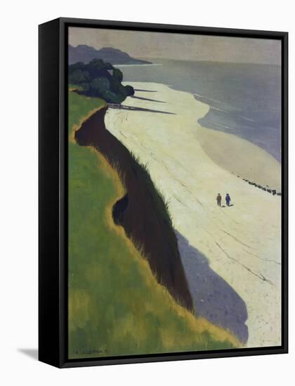 La Falaise De La Greve Blanche, 1913-Felix Vallotton-Framed Stretched Canvas