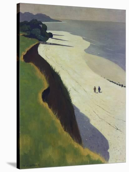 La Falaise De La Greve Blanche, 1913-Felix Vallotton-Stretched Canvas