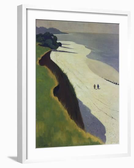 La Falaise De La Greve Blanche, 1913-Felix Vallotton-Framed Giclee Print