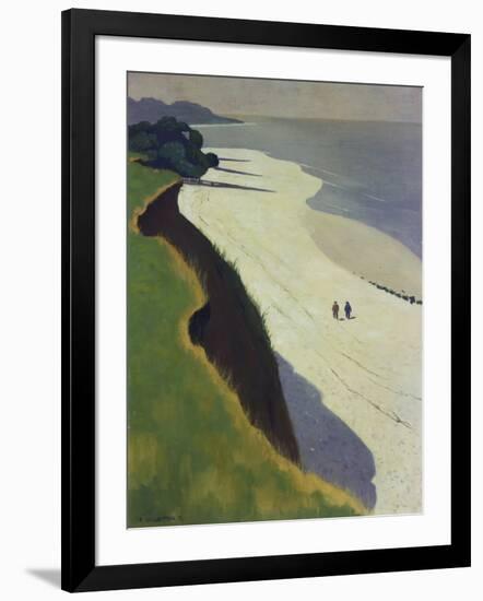 La Falaise De La Greve Blanche, 1913-Felix Vallotton-Framed Giclee Print